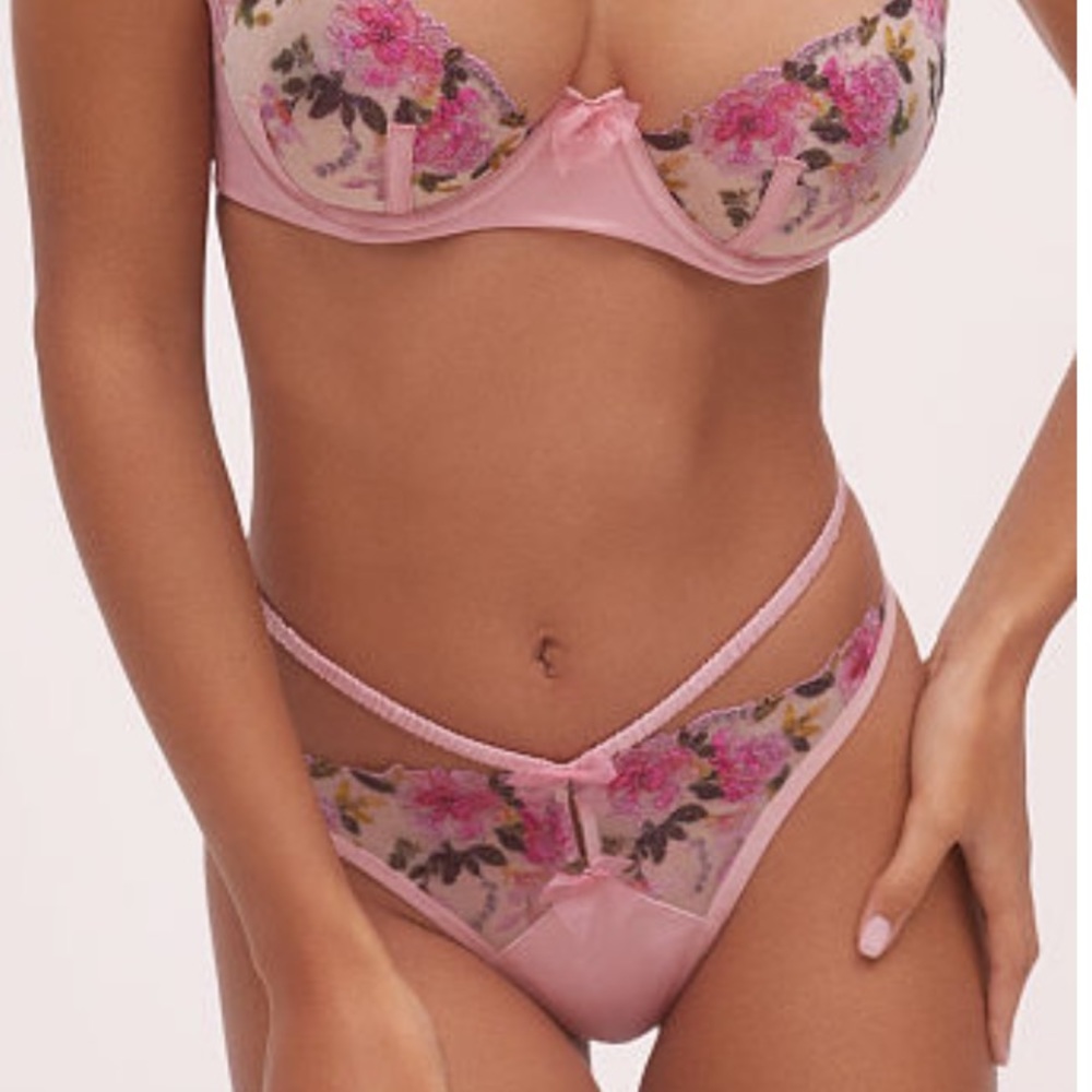 Blushing Rose For‎ Love and Lemons Thong Panty